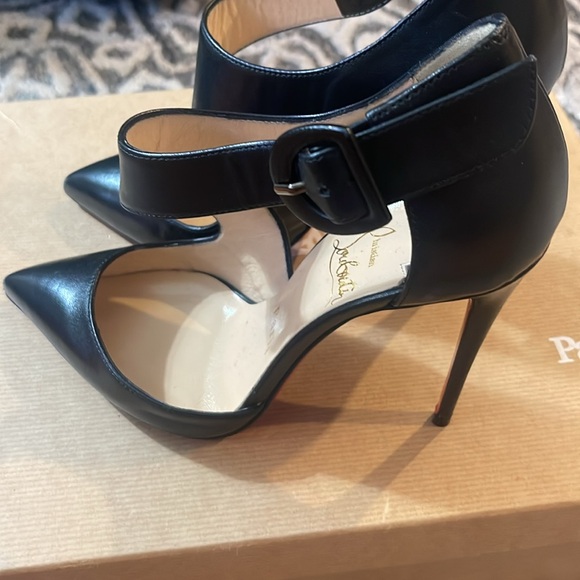 Christian Louboutin Sharpeta 100 Nappa Shiny Black - Picture 4 of 10